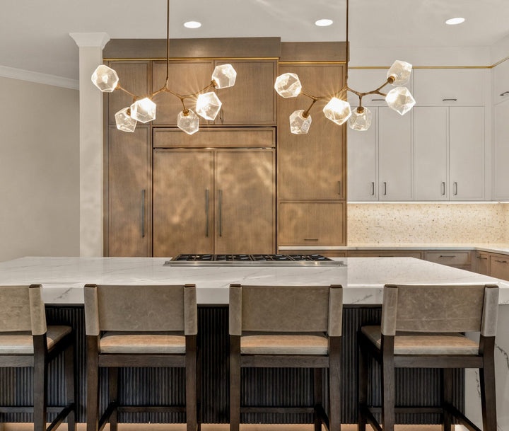 Gem Modern Branch Chandelier by Hammerton Studio in a styled interior