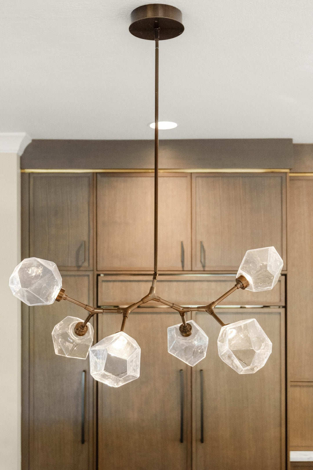 Gem Modern Branch Chandelier by Hammerton Studio in a styled interior