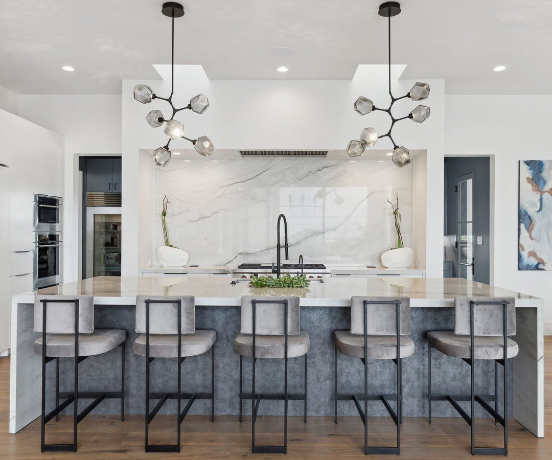 Gem Modern Vine Chandelier by Hammerton Studio in a styled interior