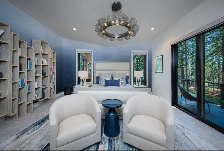Gem Radial Ring Chandelier by Hammerton Studio in a styled interior