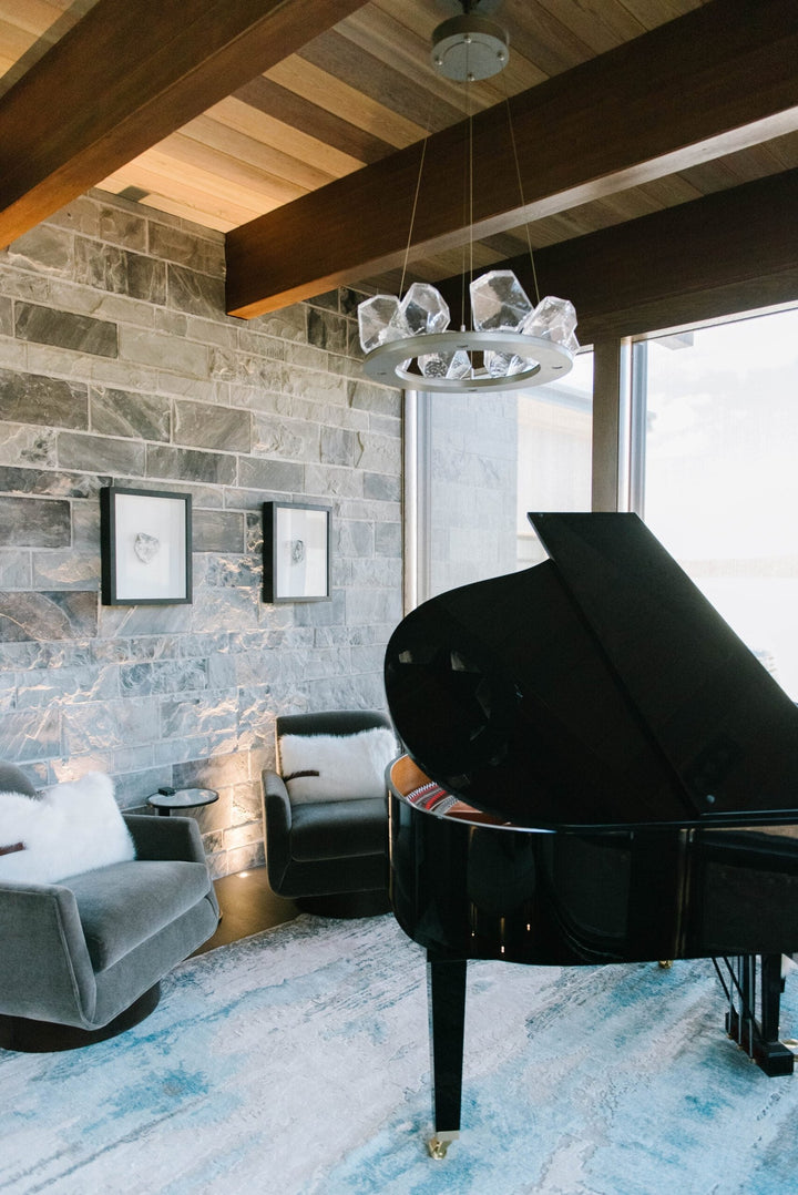 Gem Ring Chandelier by Hammerton Studio in a styled interior