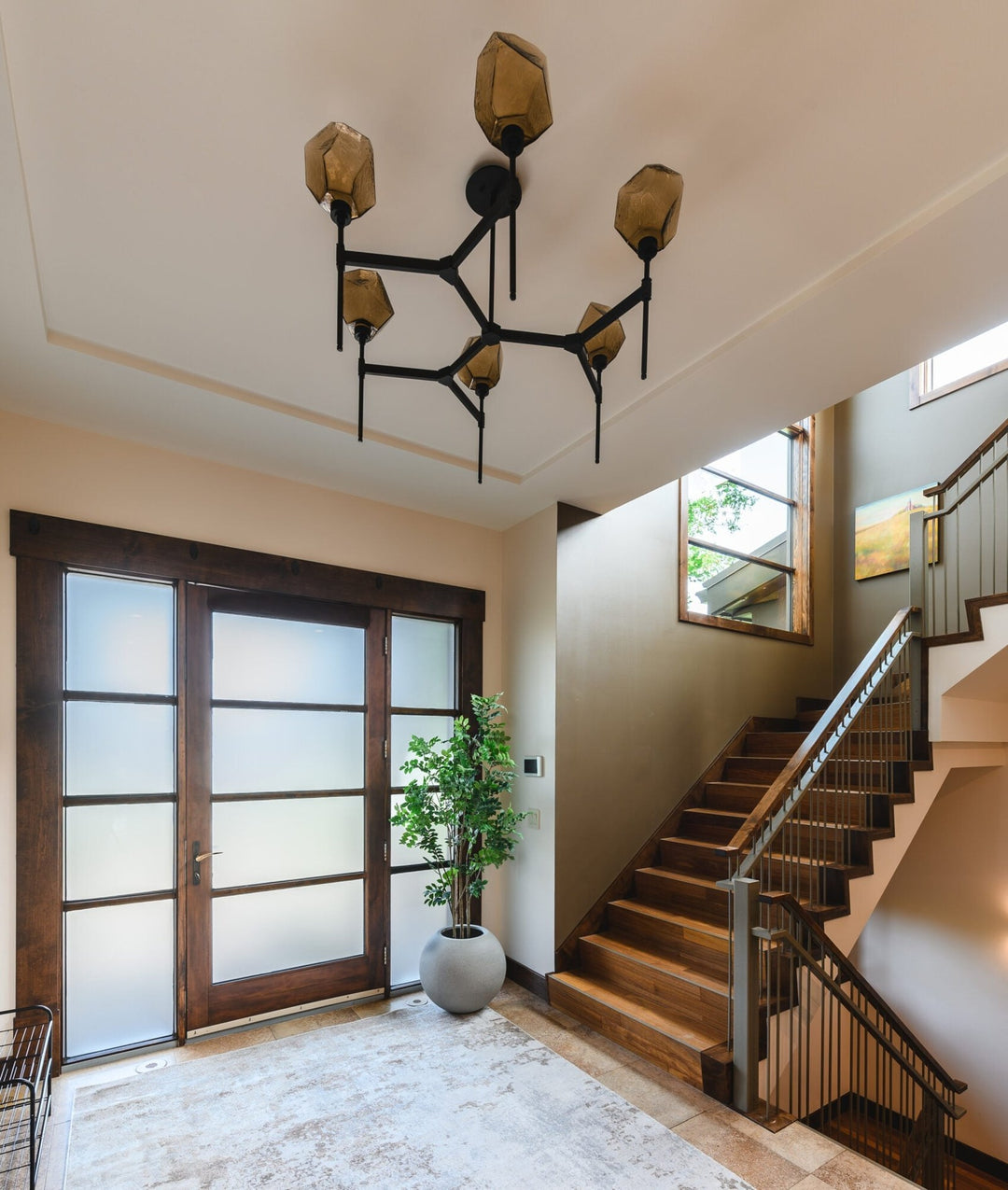 Gem Round Belvedere Chandelier by Hammerton Studio in a styled interior