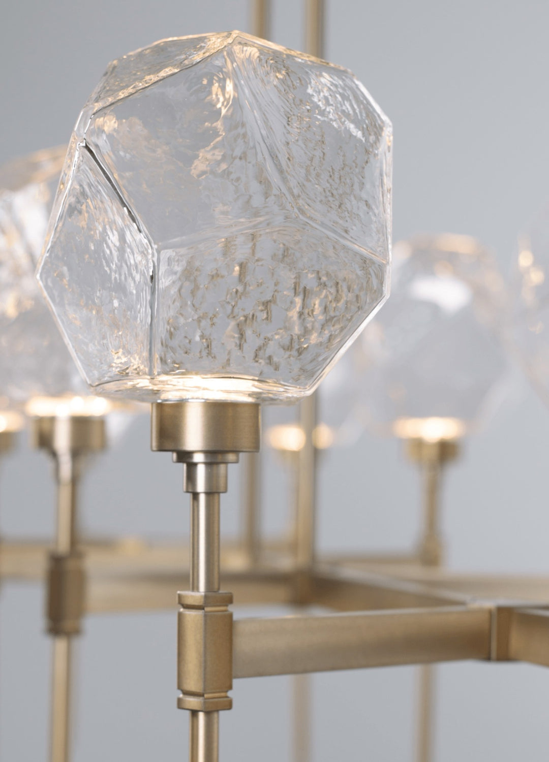 Gem Round Belvedere Chandelier by Hammerton Studio in a styled interior