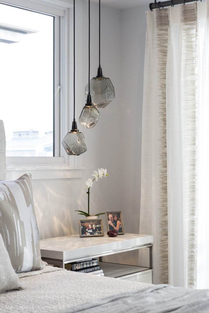 Gem Round Pendant Chandelier by Hammerton Studio in a styled interior