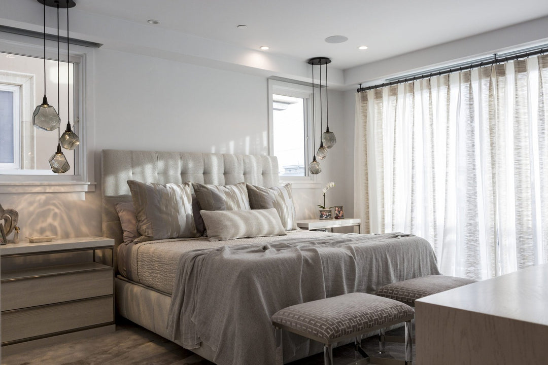 Gem Round Pendant Chandelier by Hammerton Studio in a styled interior