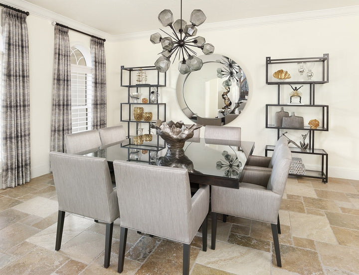 Gem Starburst Chandelier by Hammerton Studio in a styled interior
