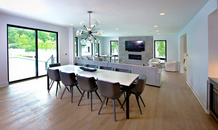 Gem Starburst Chandelier by Hammerton Studio in a styled interior