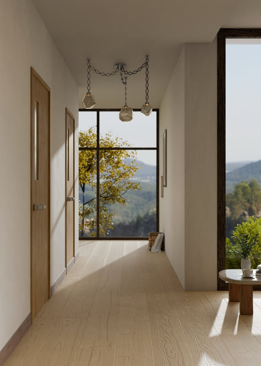 Gem Swag Chandelier by Hammerton Studio in a styled interior