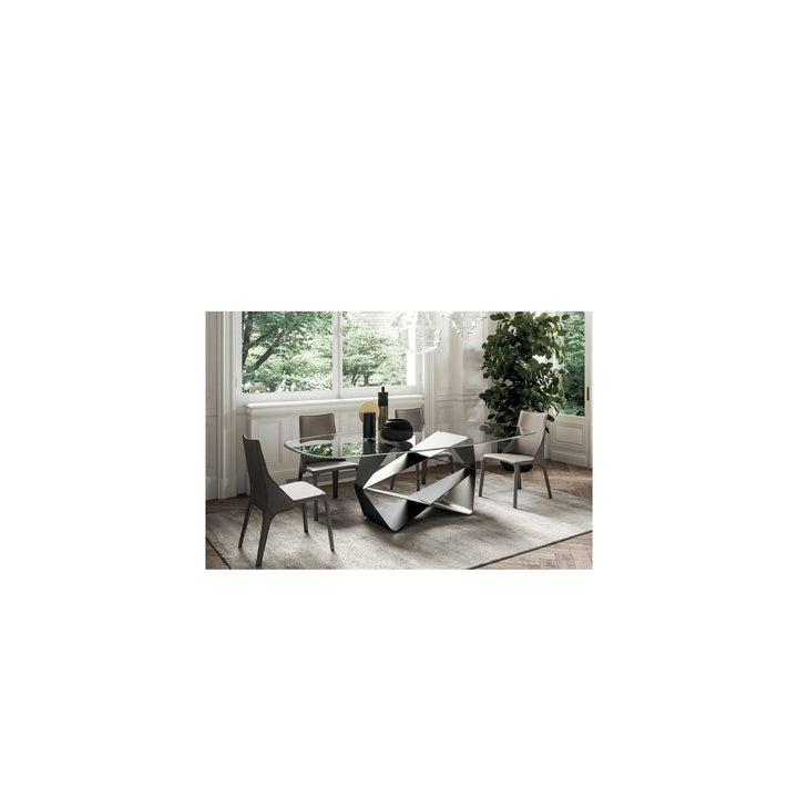 Gem Top Dining Table Ozzio Italia