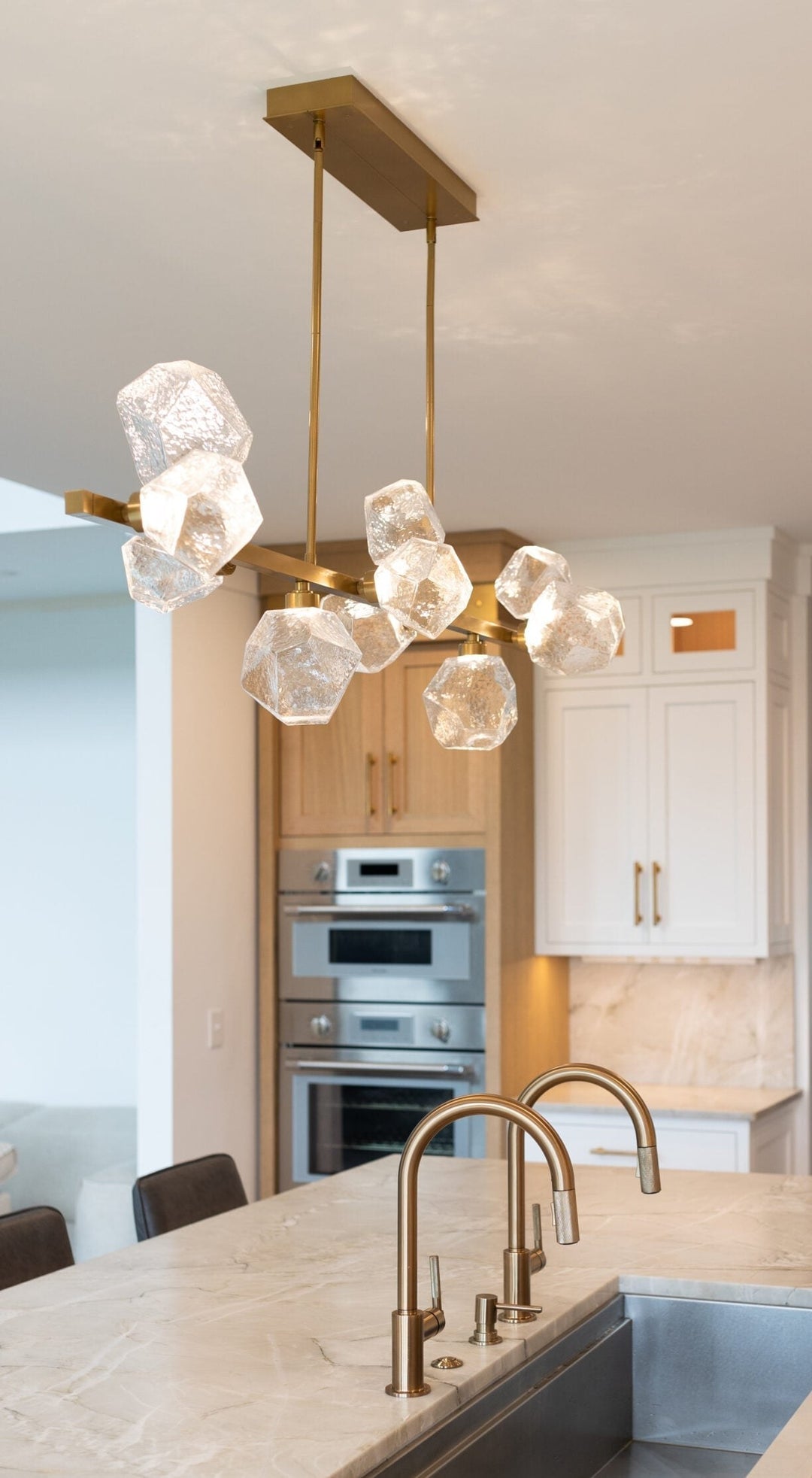 Gem Twisted Branch Chandelier by Hammerton Studio in a styled interior