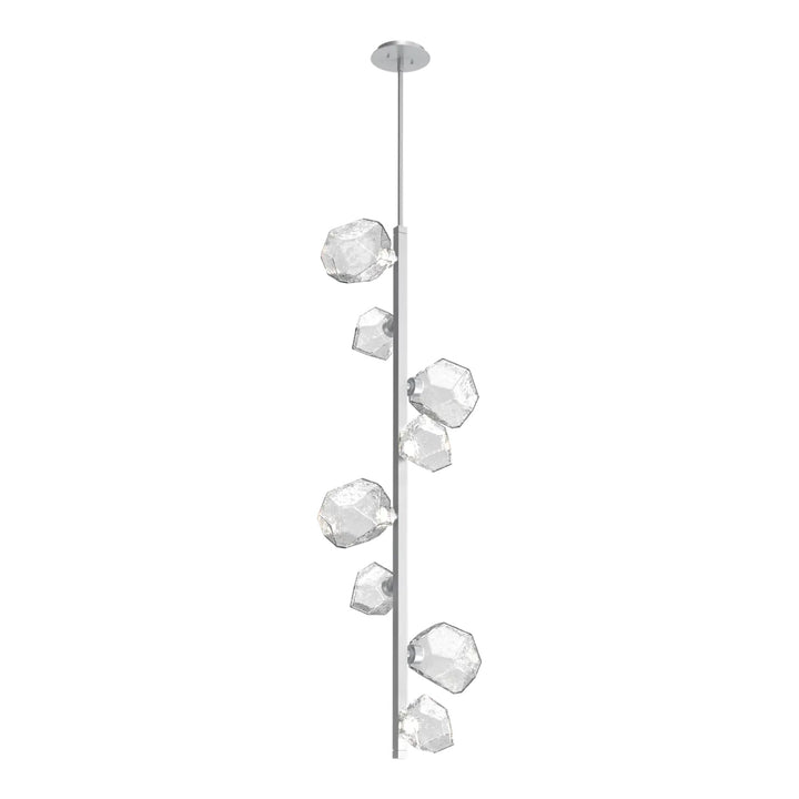 Gem Twisted Vine Chandelier by Hammerton Studio in Classic Silver with Clear glass (8 Lights)