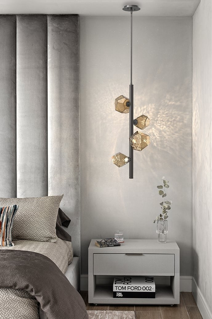 Gem Twisted Vine Chandelier by Hammerton Studio in a styled interior