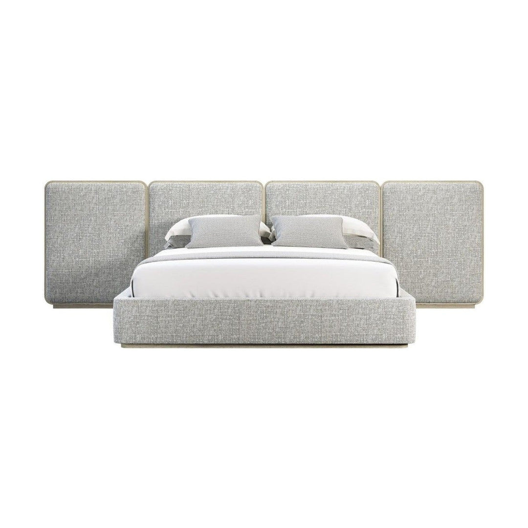 GEM UPHOLSTERED WITH PANELS KING BED 101 Adriana Hoyos
