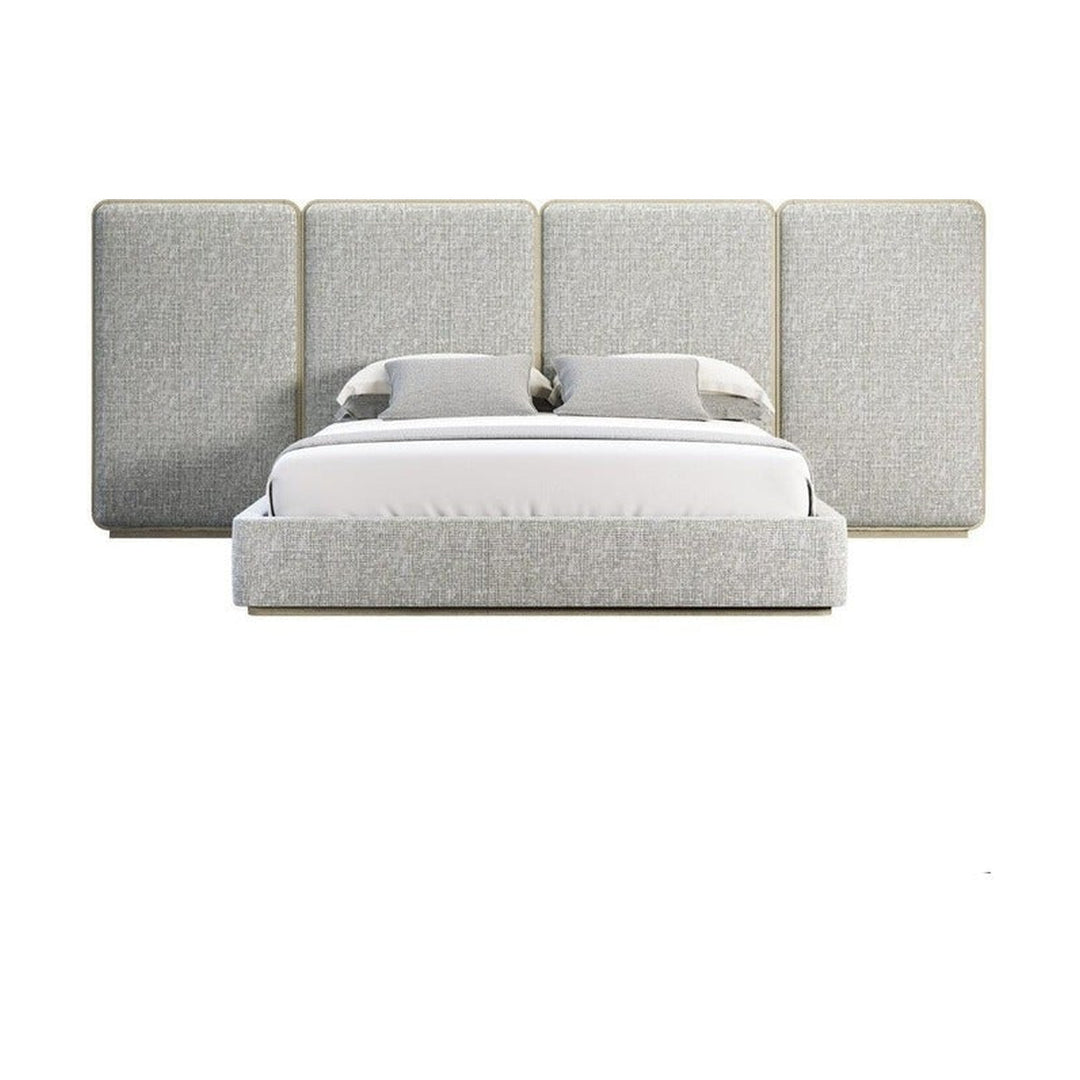 GEM UPHOLSTERED WITH PANELS KING BED 201 Adriana Hoyos