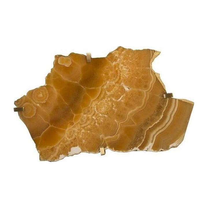 Gem Wall Tile in Brass Setting, Sand Onyx Phillips Collection