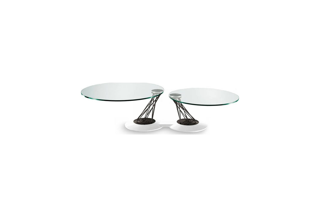 Gemelli Coffee Table QuickShip — white studio