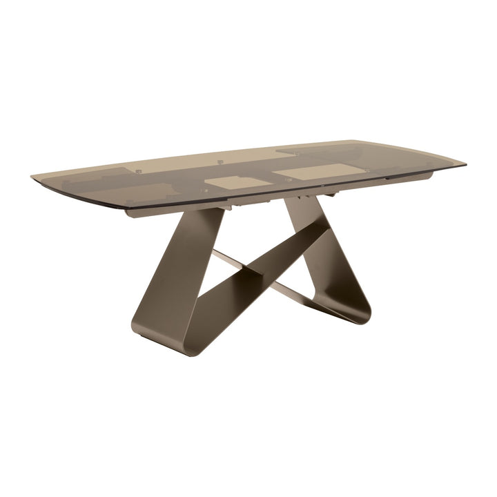 Gemini Extendable Dining Table by Connubia, white background