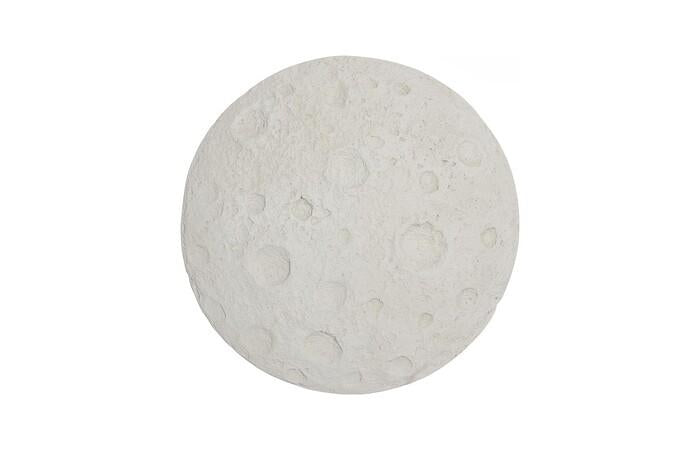 Crater Wall Art, 22" — One Size, White Stone