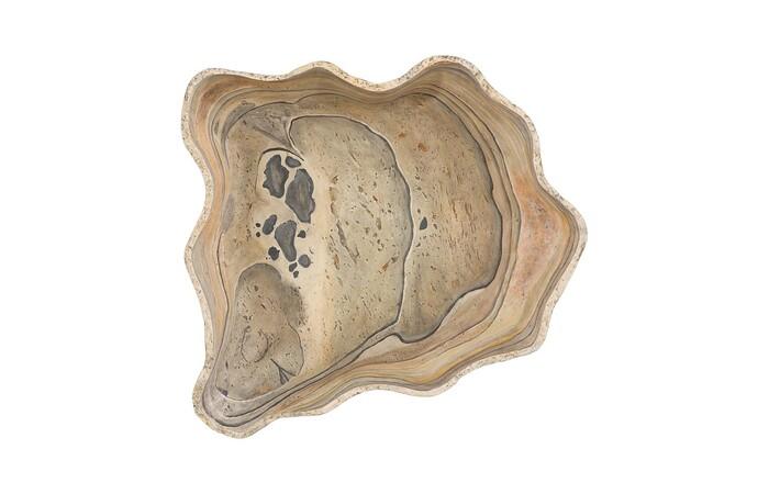 Cast Wall Onyx Bowl, Faux Finish — LG, As Shown