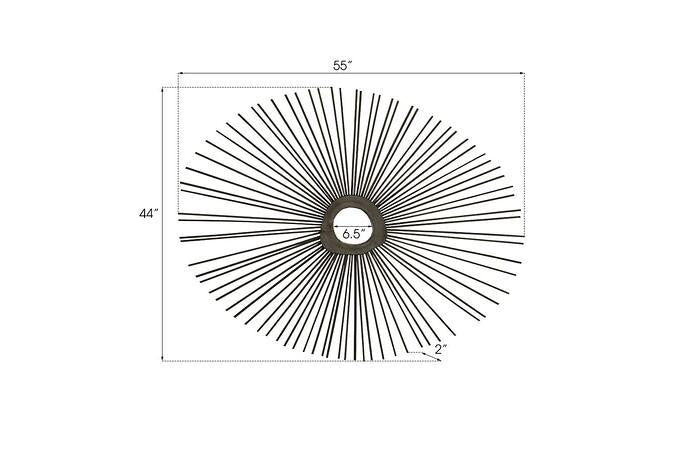 Spoke Mirror, Burnt, Round — view 5