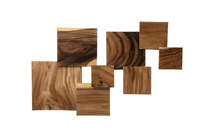 Square Standout Wall Art, Set of 8 — One Size, As Shown