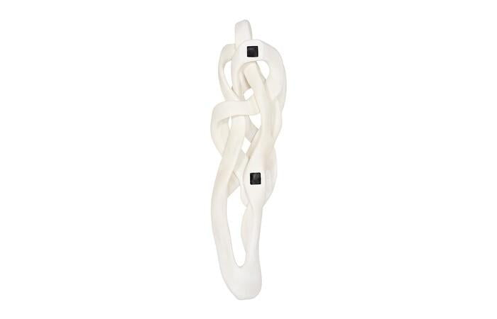 Cast Dancing Wall Sculpture, Passé, Faux Bleached — view 5