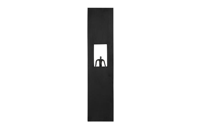 Atlas Wall Decor, Rectangle — 8x1.50x35"h, Black