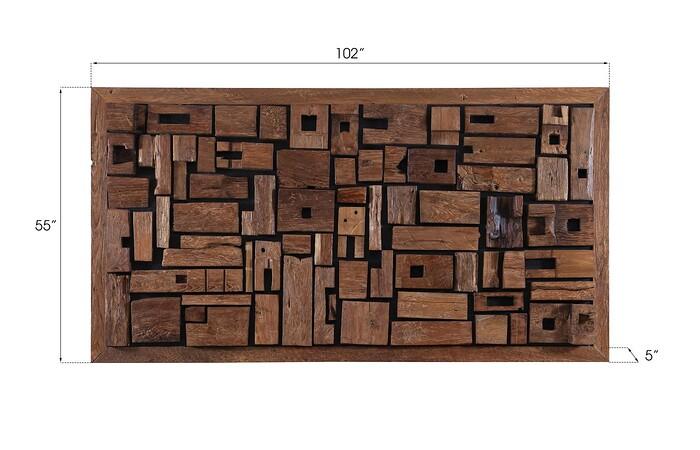 Asken Wall Art, Wood — view 4
