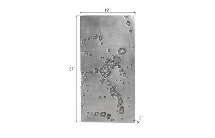 Splotch Wall Art, Rectangle, Silver Leaf — view 5