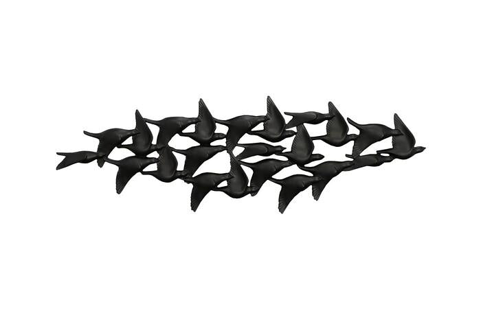 Flock Of Birds Wall Art — One Size, Black