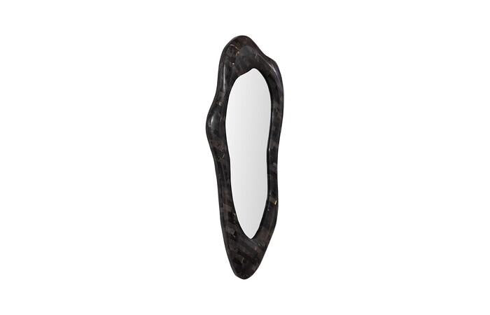 Morphic Petrified Mirror, Wave, Black Frame — view 2