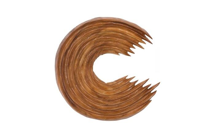 Swoop Wall Art, Wood — Small, Natural