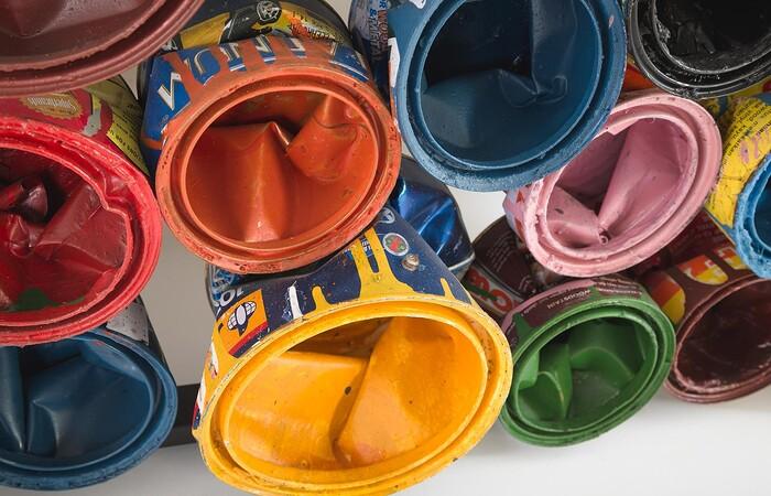 Paint Can Wall Art, Square — view 5