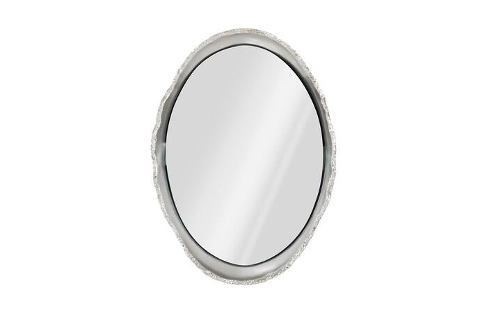 Broken Egg Mirror — One Size, Silver Leaf