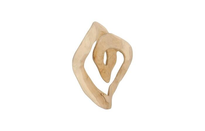 Swirl Wall Tile, Teak Wood — view 2