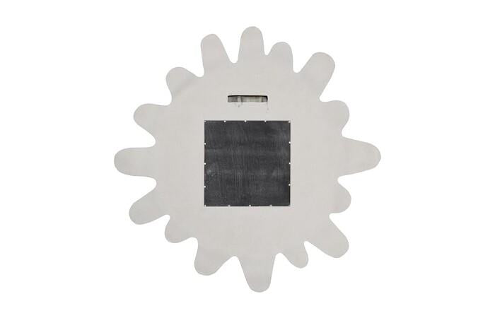 Radial Shell Mirror, White Stone — view 5