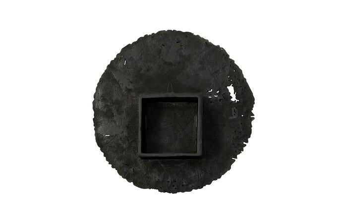 Cast Oil Drum Wall Discs, Resin, Rust Finish, Set of 4 — view 7