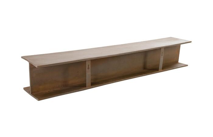 I-Beam Wall Shelf, Rust — view 5