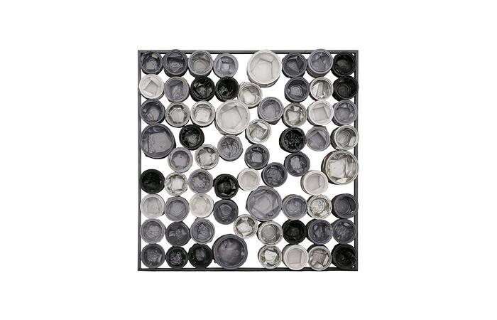 Paint Can Wall Art, Square, Mixed Neutrals, Assorted LG — One Size, As Shown