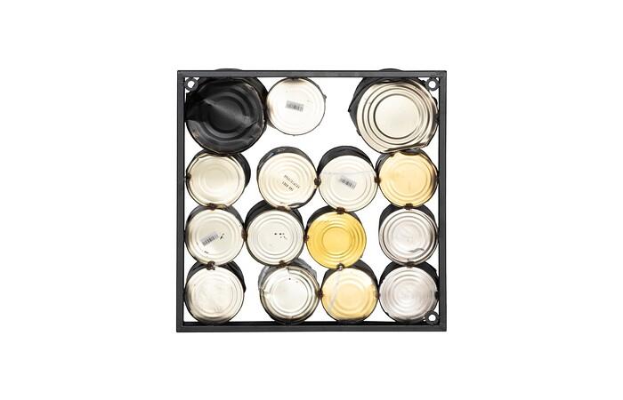 Paint Can Wall Art, Square, Mixed Neutrals, Assorted SM — view 4