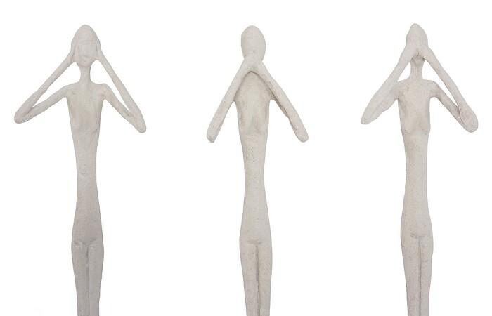 See, Speak, Hear No Evil Wall Art, Set of 3 — view 3