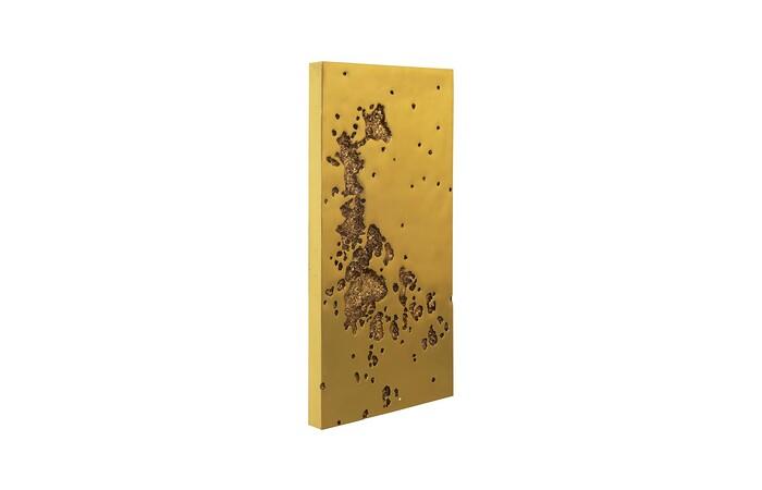 Splotch Wall Art, Rectangle, Gold Leaf — view 2