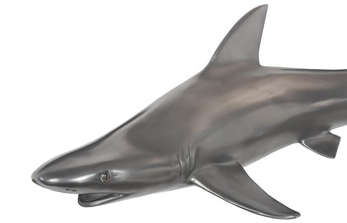 Black Tip Reef Shark, Polished Aluminum — view 2