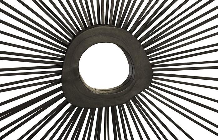 Spoke Mirror, Burnt, Round — view 3