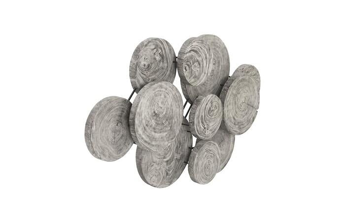 Clouds Wall Art, Gray Stone — view 2