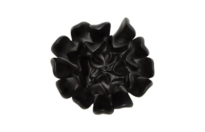 Topsy Turvy Succulent Wall Art — One Size, Smooth Matte Black