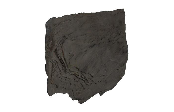Stratified Cast Stone Wall Art, Painted Slate — view 2