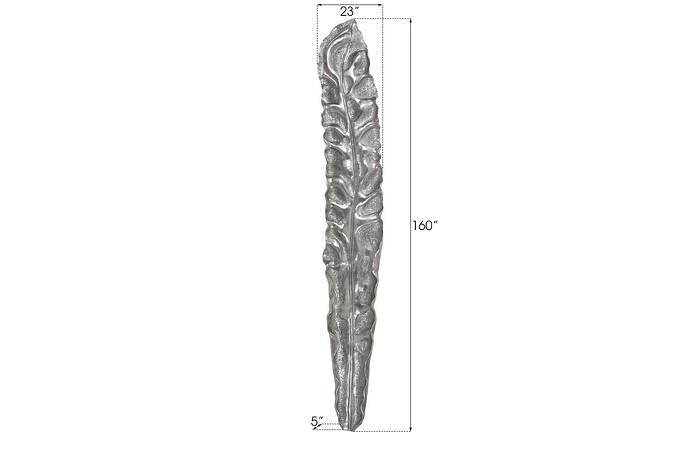 Petiole Wall Leaf, Liquid Silver, Colossal, Version B — view 4