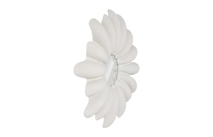 Radial Shell Mirror, White Stone — view 2