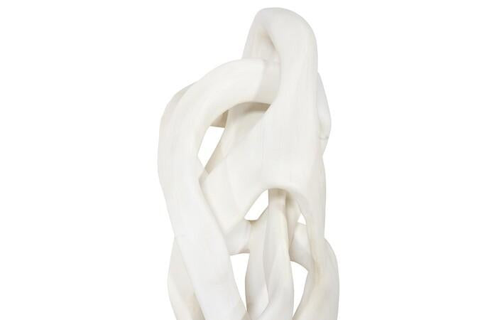 Cast Dancing Wall Sculpture, Passé, Faux Bleached — view 3
